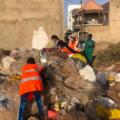 Ramassage, tri et désinfection des sachets plastiques